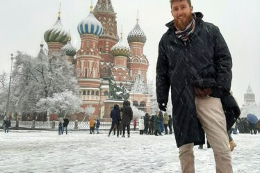 São Basílio, na Praça Vermelha em Moscou