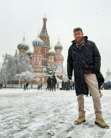 São Basílio, na Praça Vermelha em Moscou