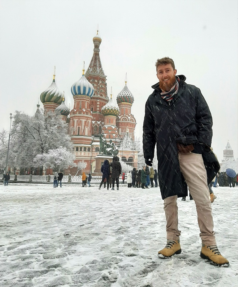 São Basílio, na Praça Vermelha em Moscou